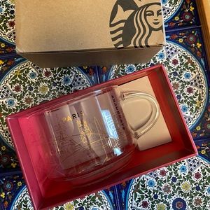 Starbucks Glass Your Are Here PARIS Mug